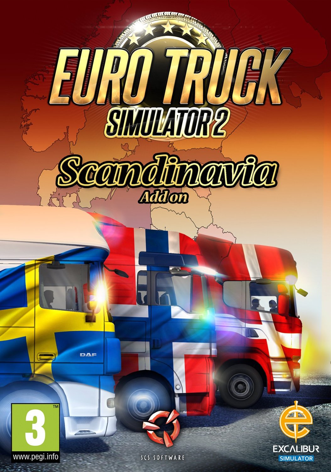  Euro  Truck  Simulator  2  Scandinavia DLC  Steam CD Key